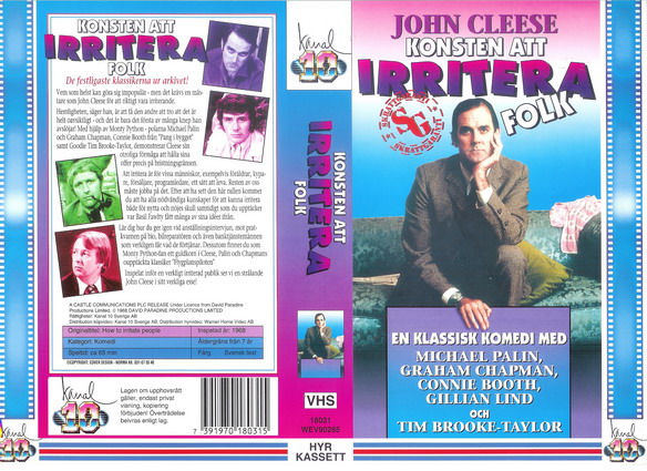 KONSTEN ATT IRRITERA FOLK (VHS)